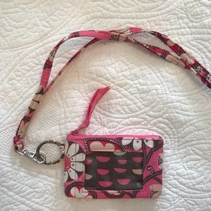 Vera Bradley Lanyard and Cardcase